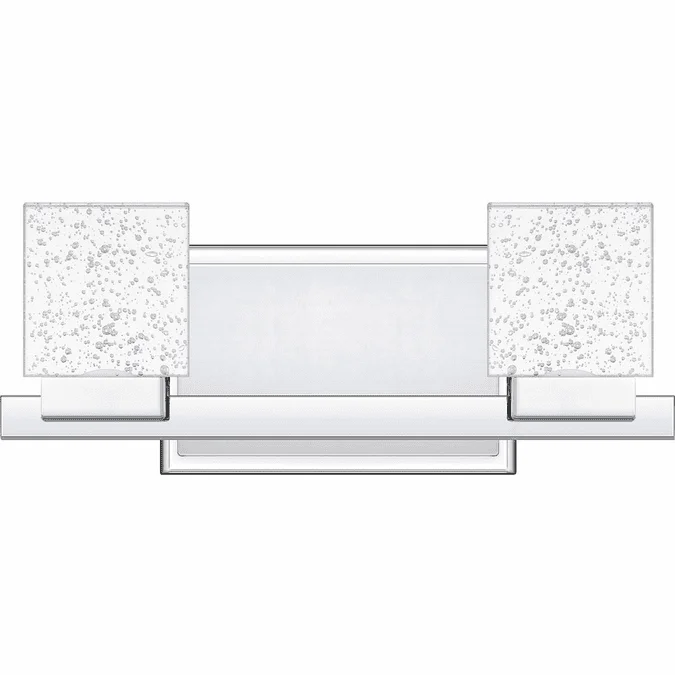 Quoizel PCZOL8612C Zola Modern Polished Chrome LED 2-Light Vanity Lighting Fixture