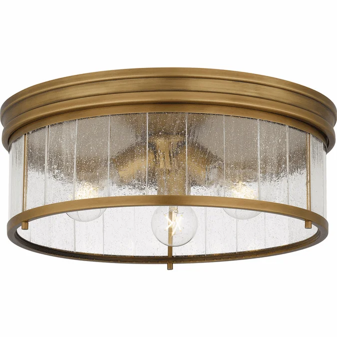 Quoizel QFL6743WS Contemporary Weathered Brass Ceiling Lighting