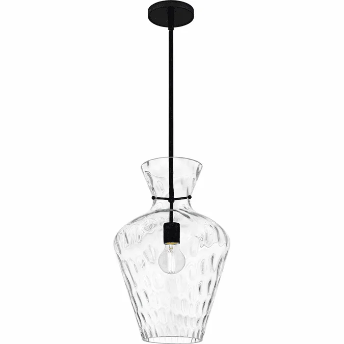 Quoizel QMP6806MBK Modern Matte Black Mini Ceiling Pendant Light