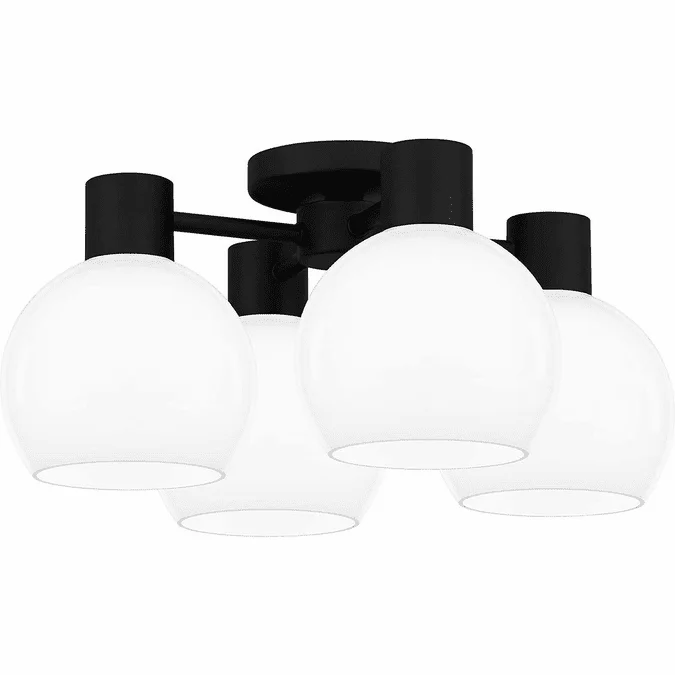 Quoizel QSF6199MBK Matte Black Ceiling Light