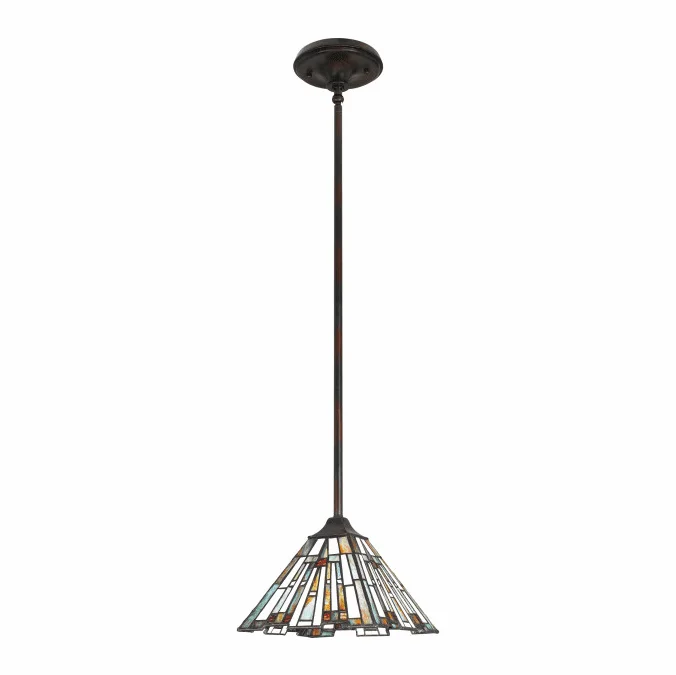 Quoizel TFMK1508VA Maybeck Tiffany Valiant Bronze Drop Lighting