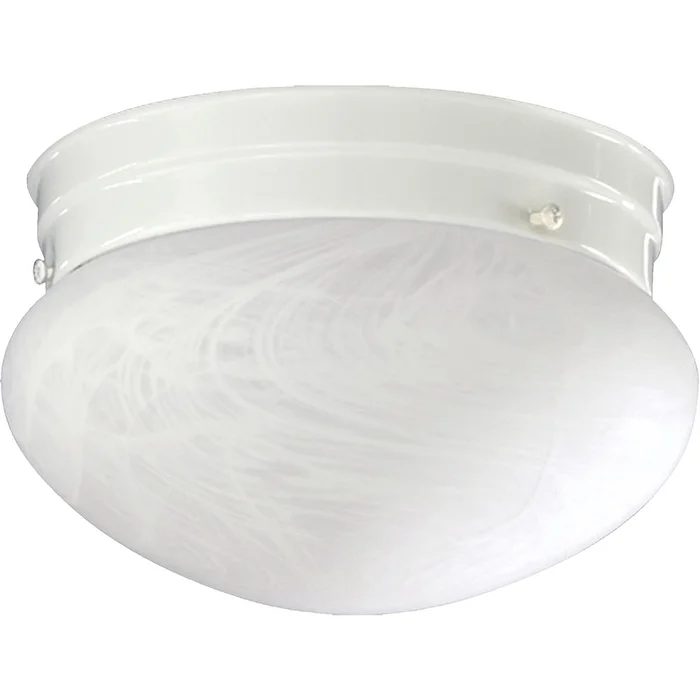 Quorum 1-LT Ceiling Mount – White – 3021-6-6