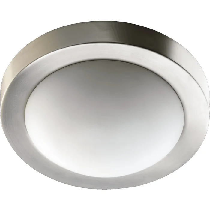 Quorum 11″ Contempo Flushmount – Satin Nickel – 3505-11-65