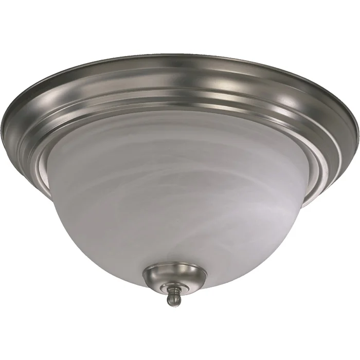Quorum 15″ Flushmount – Satin Nickel – 3066-15-65