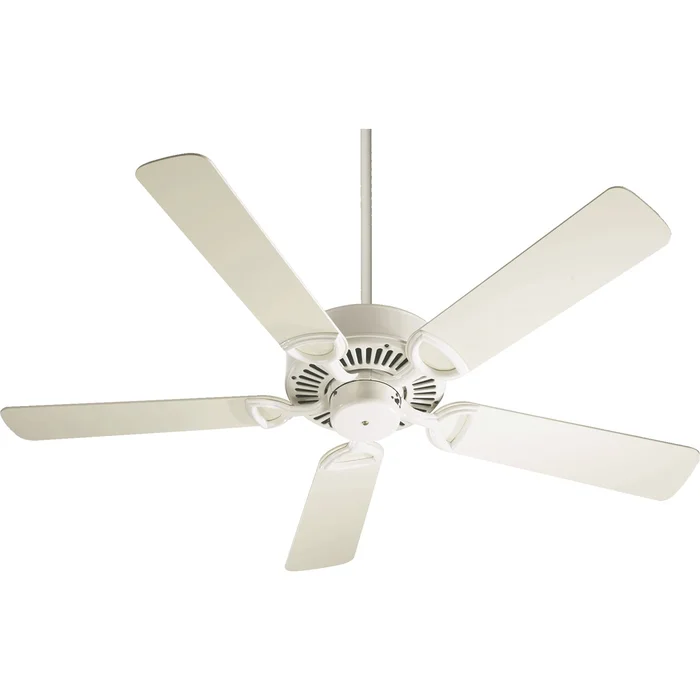 Quorum 52″ 5-Blade Estate Ceiling Fan – Antique White – 43525-67
