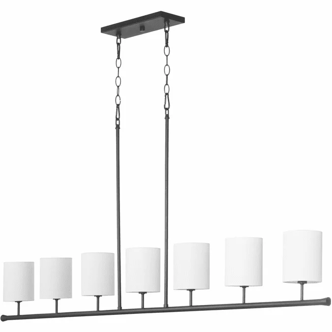 Quorum 647-7-59 Harmony Matte Black Island Light Fixture