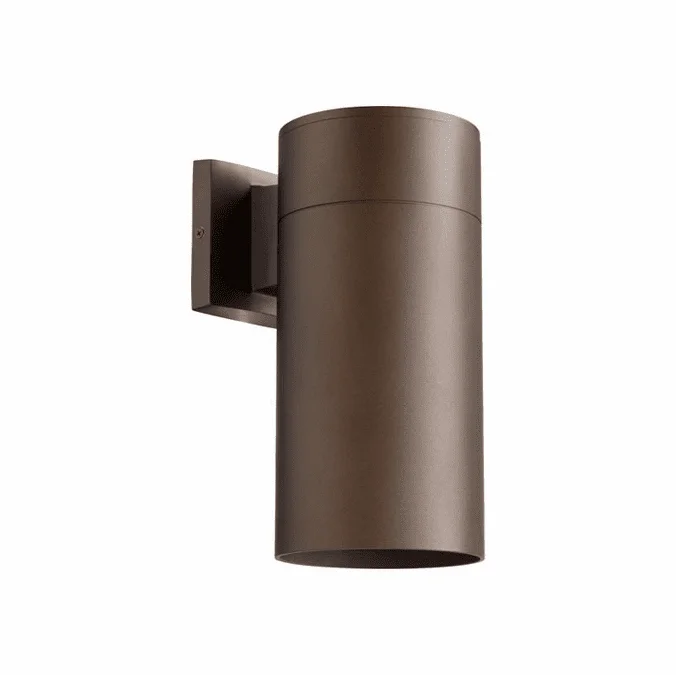 Quorum 721-86 Cylinder Contemporary Oiled Bronze Outdoor 5.75″ Wall Lighting