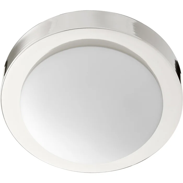 Quorum 9″ Contempo Flushmount – Polished Nickel – 3505-9-62