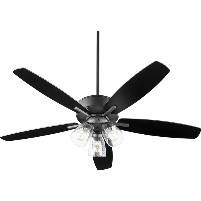 Quorum Breeze 52 3-LT Ceiling Fan – Noir – 70525-369