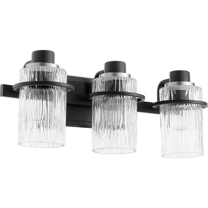Quorum Lazo 3-LT Bath Vanity Light – Noir – 527-3-69