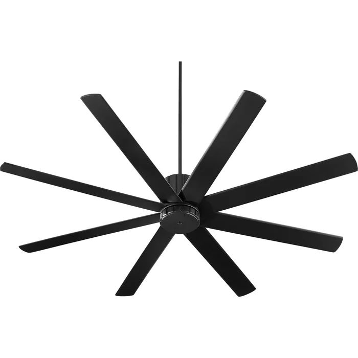 Quorum Proxima 72″ 8-Blade Ceiling Fan – Noir – 96728-69