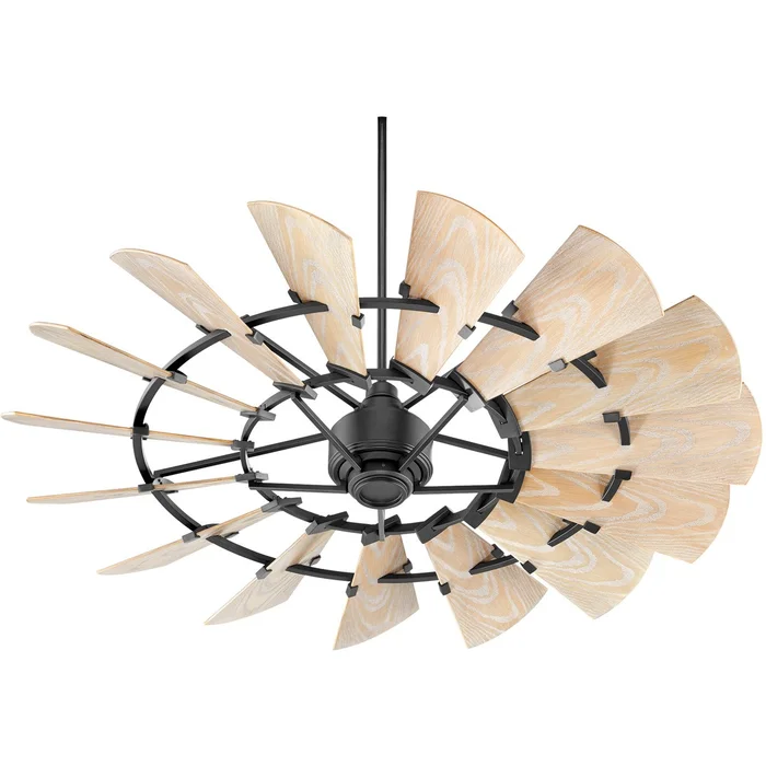 Quorum Windmill 60″ Patio Fan – Noir – 196015-69