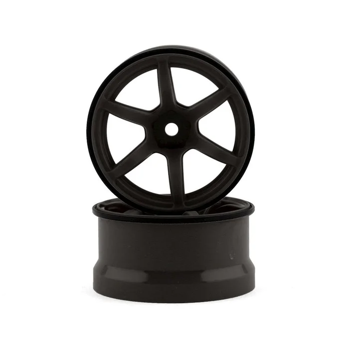 Racing Performer High Traction Titanium Wheels with 6mm Offset and 12mm Hex for RWD Drift (2) (YOKRP-6313T6A)