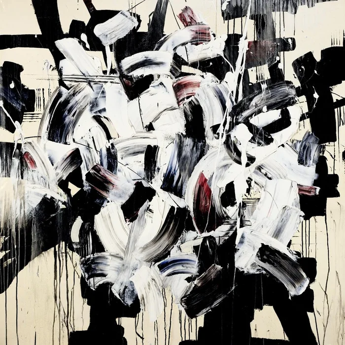 Racing Thoughts Giant Art 54×54 Wall Art|uvre dart murale Giant Art Racing Thoughts 54×54