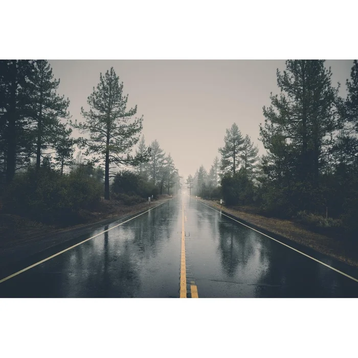 Rainy Day Giant Art 84×54 Wall Art|uvre dart murale Giant Art Rainy Day 84×54