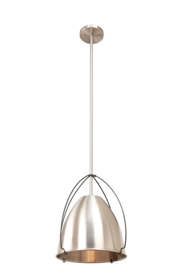 Rani LED Pendant in Black Satin Nickel (405|653-1S-BSN-14-LED)