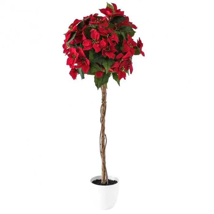 Red 47 Poinsettia Tree|Arbre poinsettia rouge de 47po