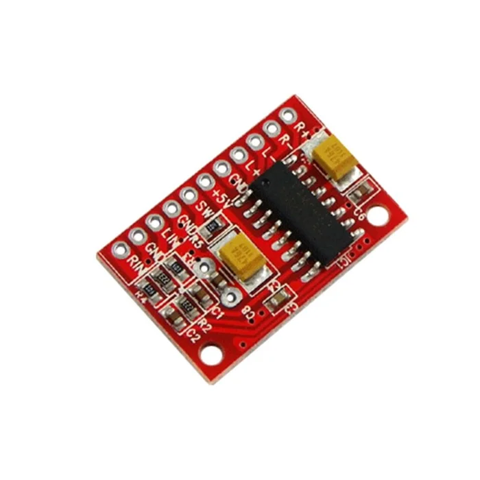 Red – 2 channel 3w digital power PAM8403 class D audio amplifier board USB 5V