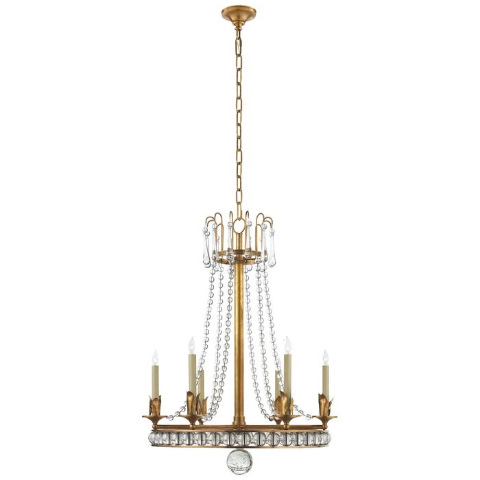 Regency Six Light Chandelier