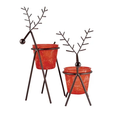 Reindeer Lighting (Set of 2) in Red (45|519192)