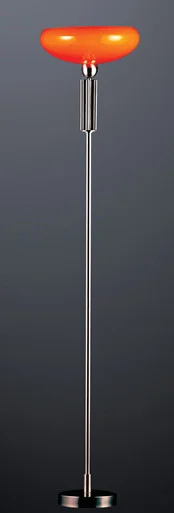 Retropolitan One Light Floor Lamp in Satin Nickel (45|505-1O)