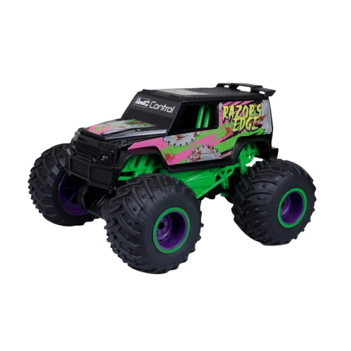REVELL 1:16 Razors Edge RC Monster Truck with Radio Battery and Charger- 24681