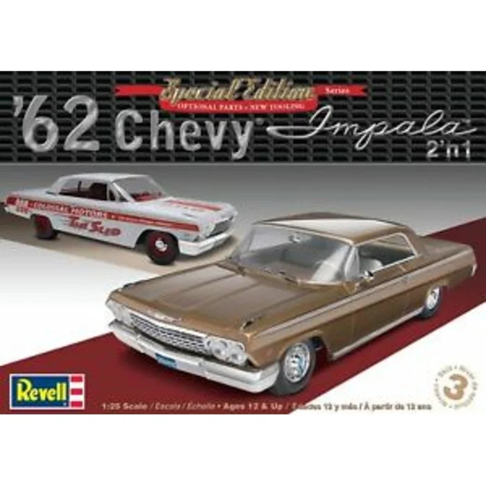 REVELL 1962 Chevy Impala Hard Top 3-in-1 1:25 – 14466