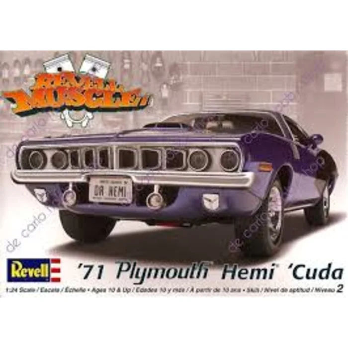REVELL 1971 Hemi Cuda Hardtop 1:25 – 12943