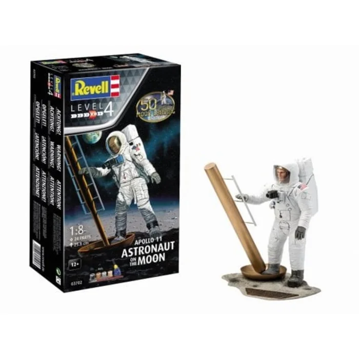 REVELL Apollo 11 Astronaut on the Moon 50th Anniversary Gift Set 1:8 – 03702