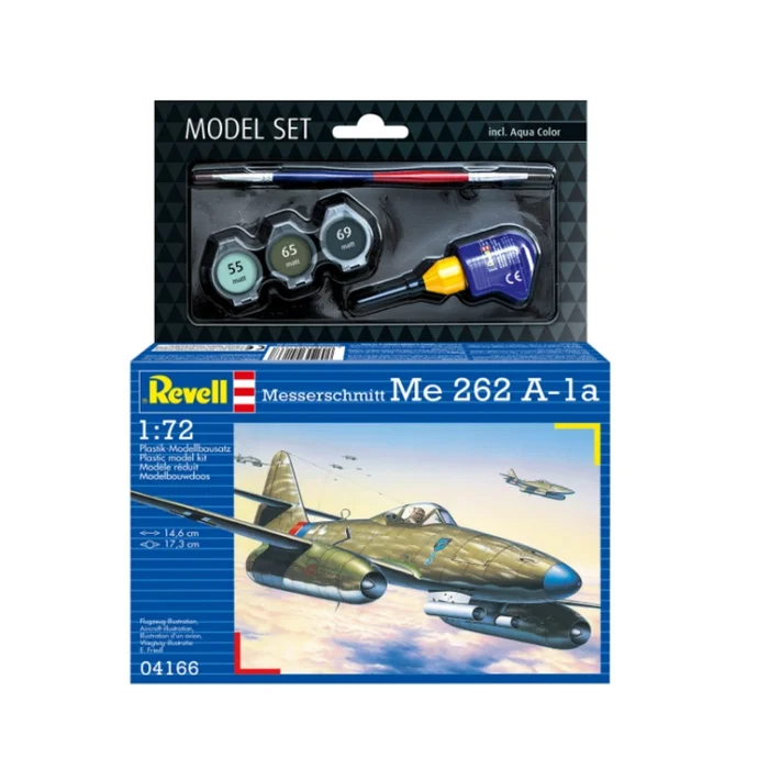 REVELL Messerschmitt ME 262 A1A Starter Kit 1:72 – 64166