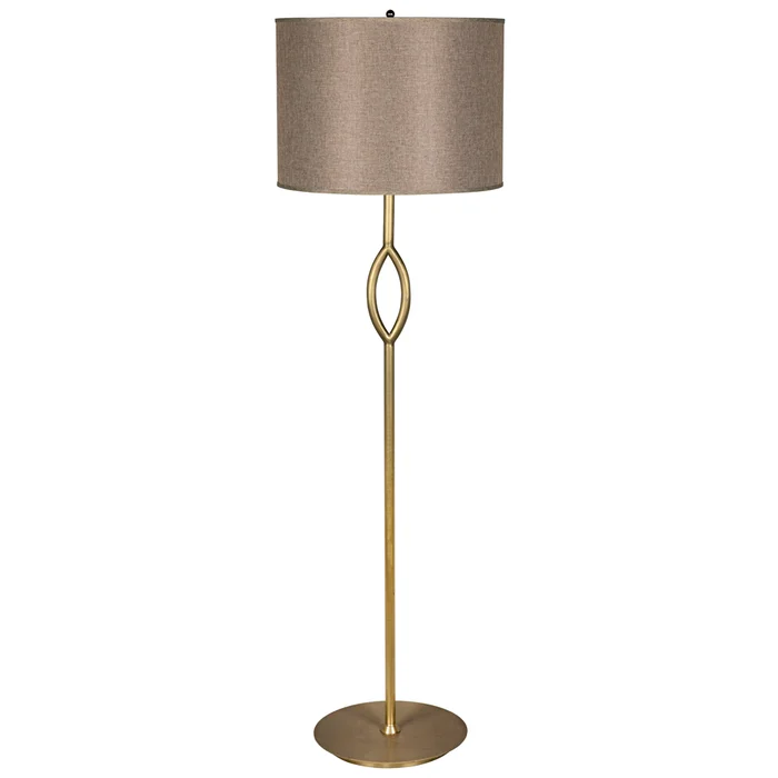 ridge floor lamp with shade