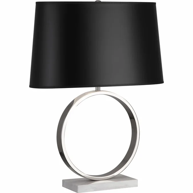 Robert Abbey 2791B Logan Modern Polished Nickel Table Light
