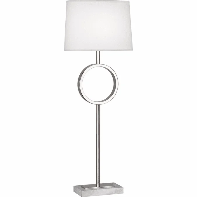 Robert Abbey 2792 Logan Modern Polished Nickel Table Lighting