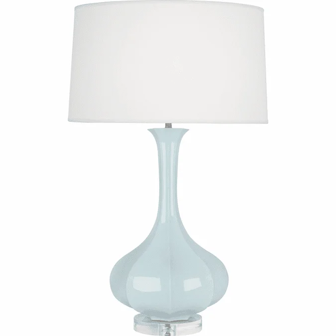Robert Abbey BB996 Pike Baby Blue Glazed Ceramic 33″ Table Light