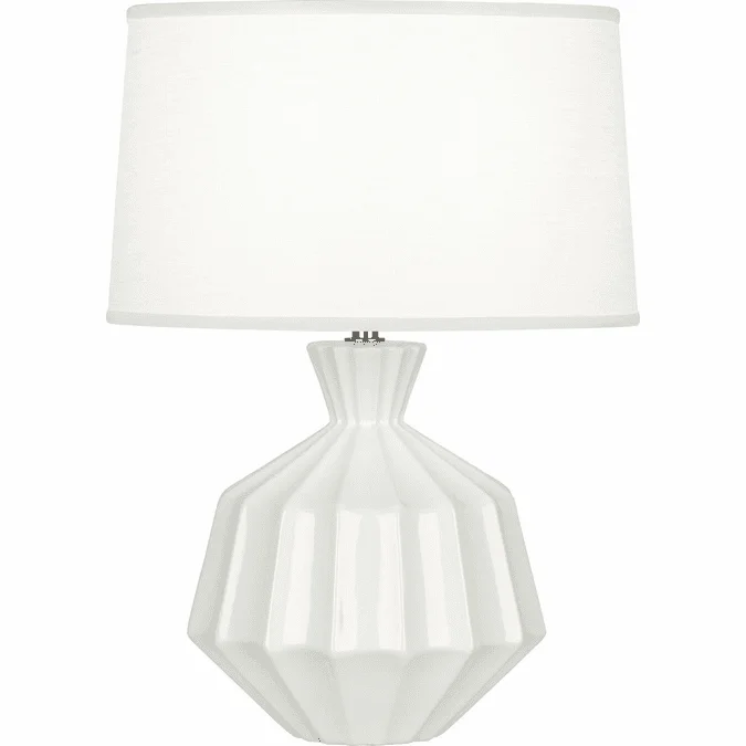 Robert Abbey LY989 Orion Lily Glazed Ceramic 18″ Lighting Table Lamp
