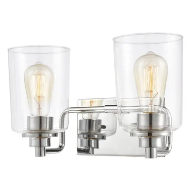 Robins Two Light Vanity Lamp in Polished Chrome (45|46621/2)
