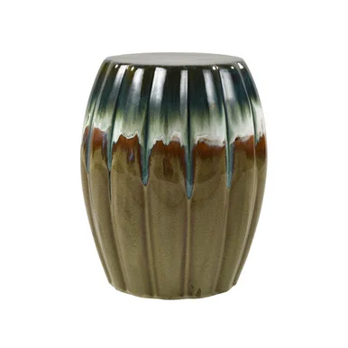 Roker Accent Stool in Green Reactive (45|S0015-8104)