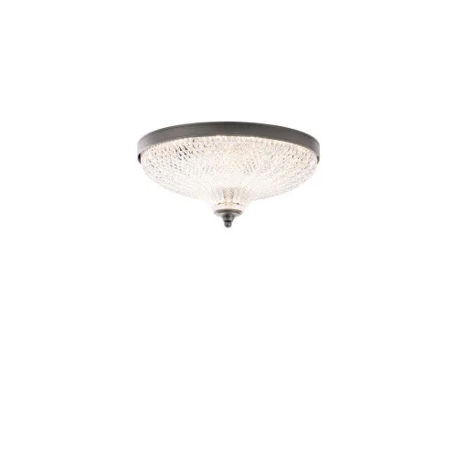 Roma 12IN LED 3000K/3500K/4000K 120V Flush Mount in Aged Brass with Optic Crystal (168|S6012-700O)