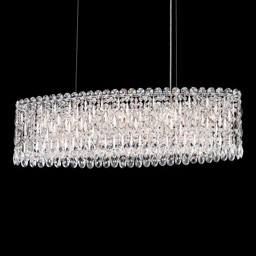 Sarella 12 Light 120V Pendant in White with Heritage Handcut Crystal (168|RS8340N-06H)