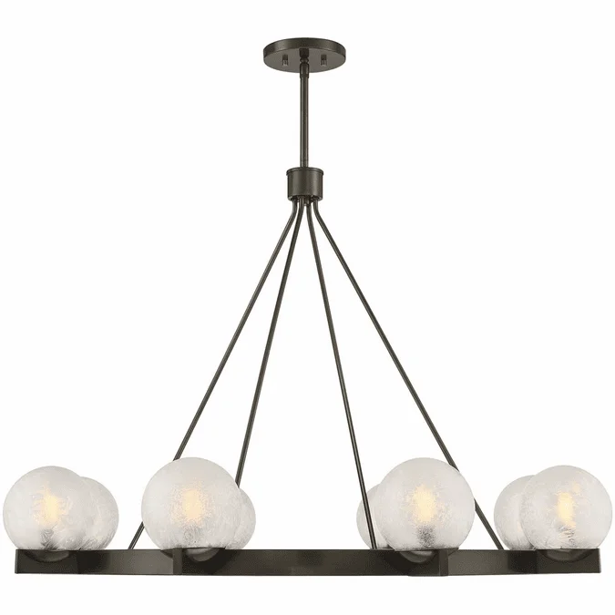 Savoy House 1-1015-8-15 Darien Modern Mediterranean Bronze Chandelier Lamp