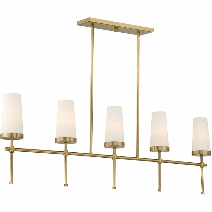 Savoy House 1-2803-5-322 Haynes Warm Brass Kitchen Island Light