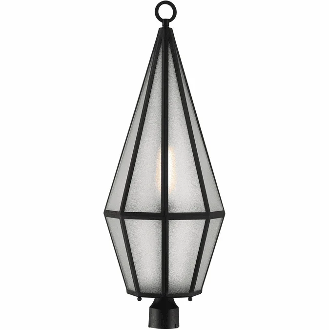 Savoy House 5-707-BK Peninsula Contemporary Matte Black Exterior Lamp Post Light