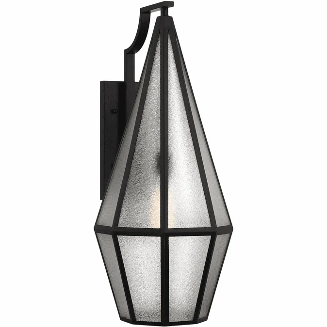 Savoy House 5-708-BK Peninsula Modern Matte Black Outdoor Lighting Sconce