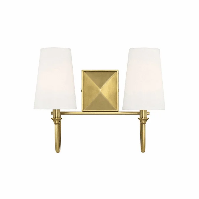 Savoy House 8-2542-2-322 Cameron Warm Brass 2-Light Bath Lighting