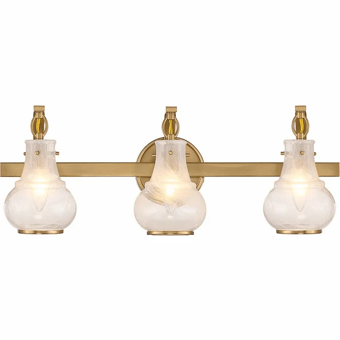 Savoy House 8-4417-3-322 Adams Contemporary Warm Brass Bath Lighting Fixture