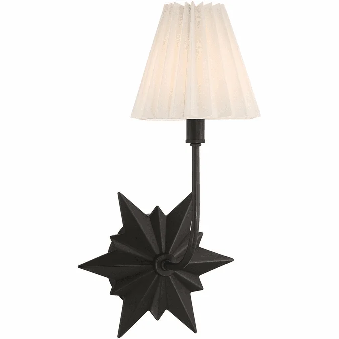 Savoy House 9-4408-1-188 Crestwood Modern Black Tourmaline Wall Sconce