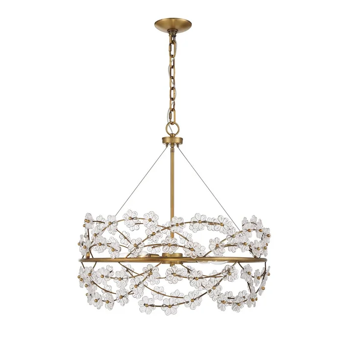 Savoy House Camille 5-Light Chandelier – Brass – 1-1727-5-322