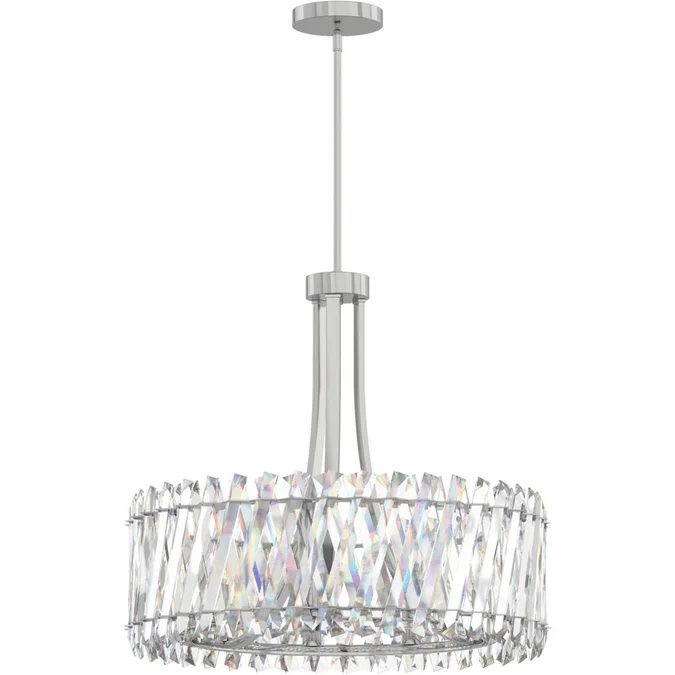 SDQ Lighting PD36408PN Modern Polished Nickel 23.5″ Drop Lighting Fixture