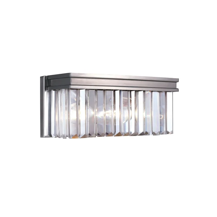 Sea Gull Carondelet 2-LT Wall/Bath Light – Antique Brushed Nickel – 4414002-965