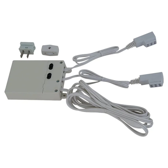 Sea Gull Dual Output Plug-in Electronic Transformer – White – 98175-15